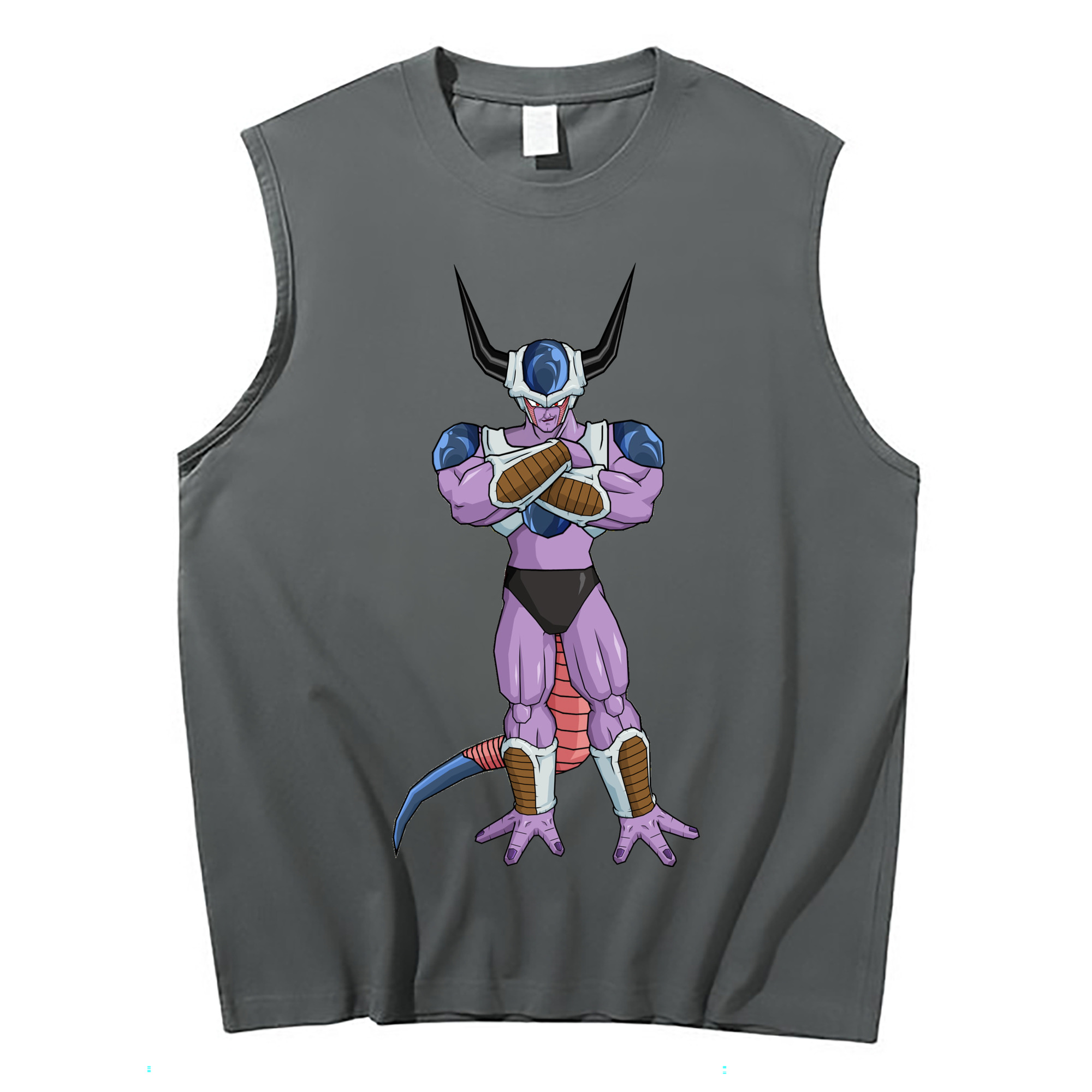 （画像用） ドラゴンボール フリーザ DRAGON BALL Frieza コットン100％タンクトップ（フロントプリント）